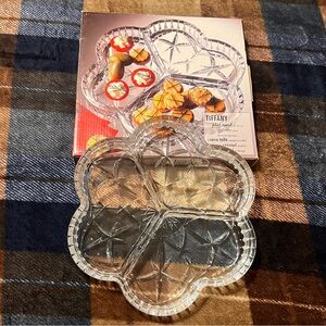 Crystal Round appetizer Platter